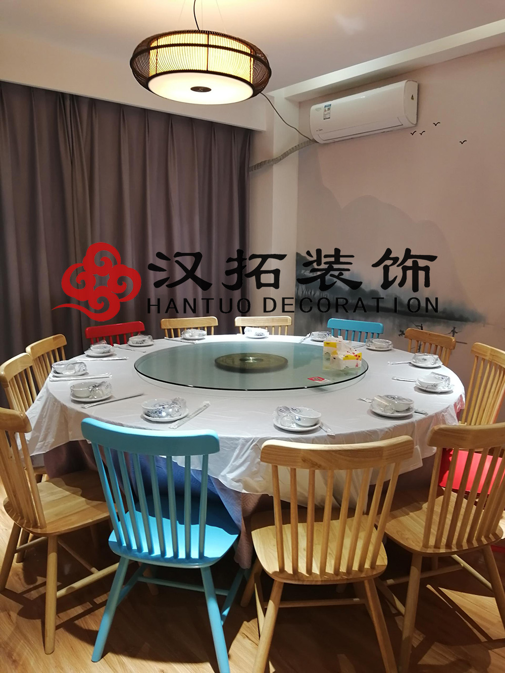 中式餐館裝修現(xiàn)場圖 小南京大碗菜